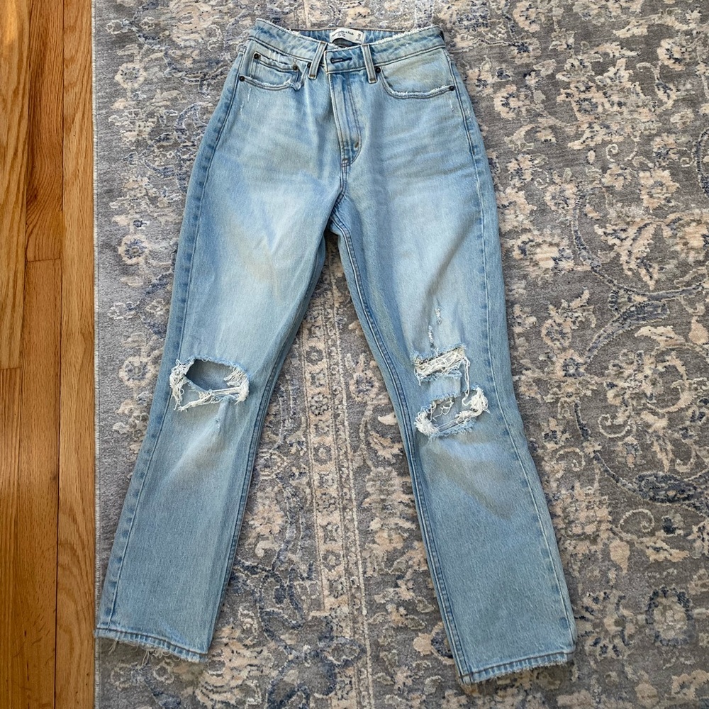 Mom high rise jeans- curve love